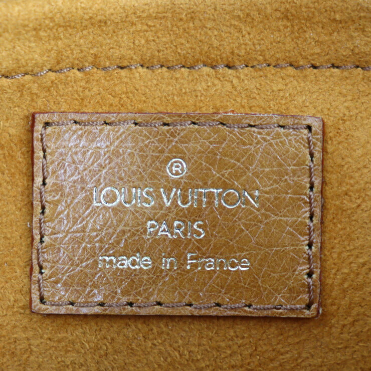 美品 LOUIS VUITTON ルイ ヴィトン ドーラ モノグラムワルツ ハンドバッグ M95089 PVC オーストリッチ×パイソン×リザード×レザー ブラウン ブラック ゴールド金具 エキゾチックレザー ビトン