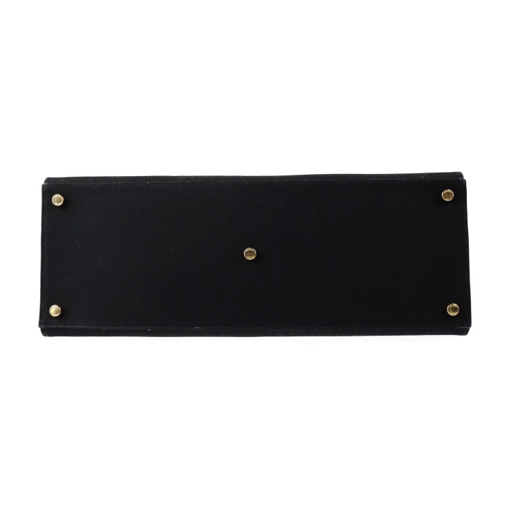 新古未使用展示品 FENDI フェンディ フェンダーチェ トートバッグ 7VA558 キャンバス ブラック ゴールド ヴェルサーチ コラボ 2WAY ショルダーバッグ