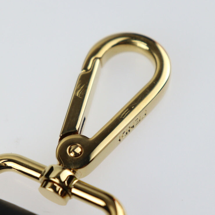 新古未使用展示品 FENDI フェンディ フェンダーチェ トートバッグ 7VA558 キャンバス ブラック ゴールド ヴェルサーチ コラボ 2WAY ショルダーバッグ