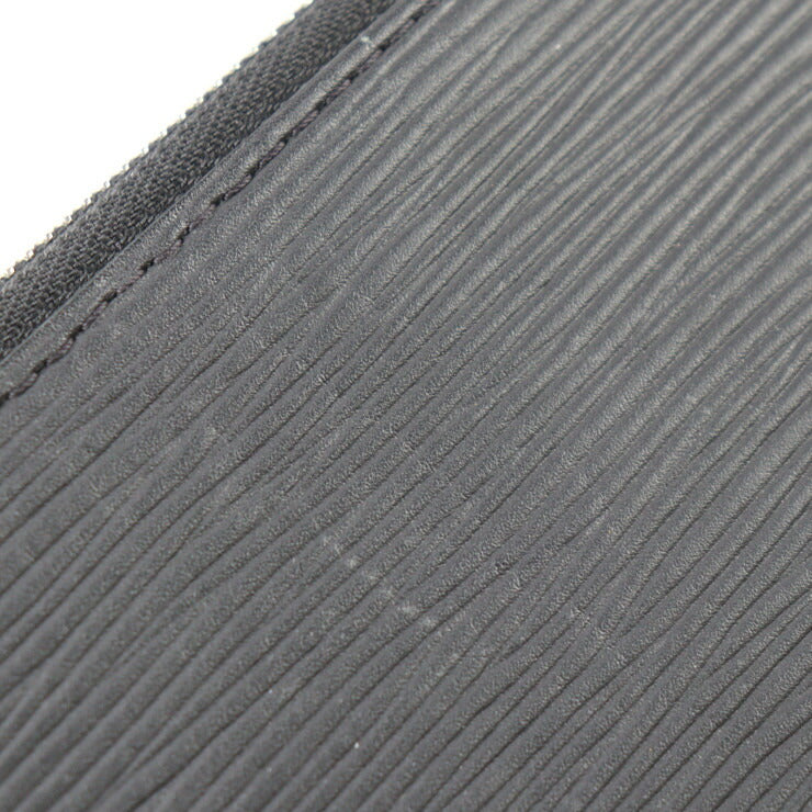 美品 LOUIS VUITTON ルイ ヴィトン ポシェット ジュール GM エピ クラッチバッグ M68198 レザー ブラック イエロー シルバー金具 クラッチバッグ ポーチ LVサークル L字ファスナー ビトン