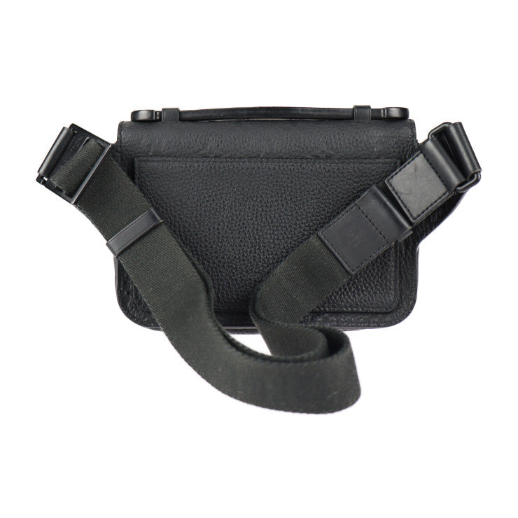 LOUIS VUITTON ルイ ヴィトン Sロック スリングバッグ モノグラム ウエストバッグ M58487 トリヨンレザー ノワール ブラック ウエストポーチ ビトン ブラック金具