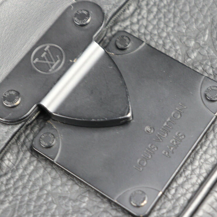 LOUIS VUITTON ルイ ヴィトン Sロック スリングバッグ モノグラム ウエストバッグ M58487 トリヨンレザー ノワール ブラック ウエストポーチ ビトン ブラック金具