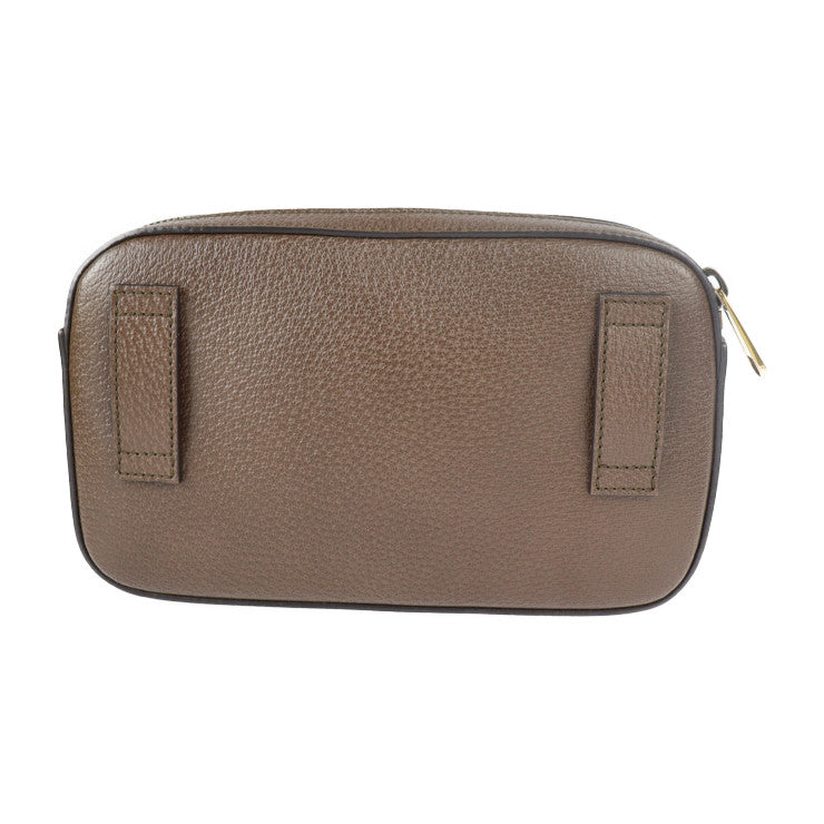 新品未使用展示品 GUCCI グッチ ベルトバッグ 100周年記念 ウエストバッグ 602695 カーフレザー ブラウン マルチカラー ゴールド金具 ロゴ ボディバッグ ウエストポーチ バムバッグ