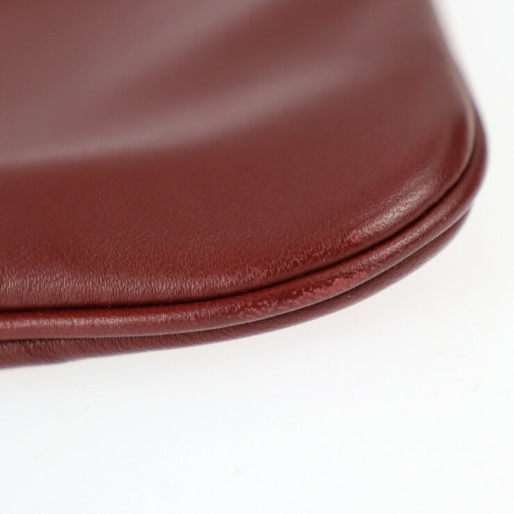 超美品 HERMES エルメス ALINE MINI アリーヌ ミニ ショルダーバッグ - ヴォースイフト ルージュアッシュ レッド系 シルバー金具 ポシェット C刻印