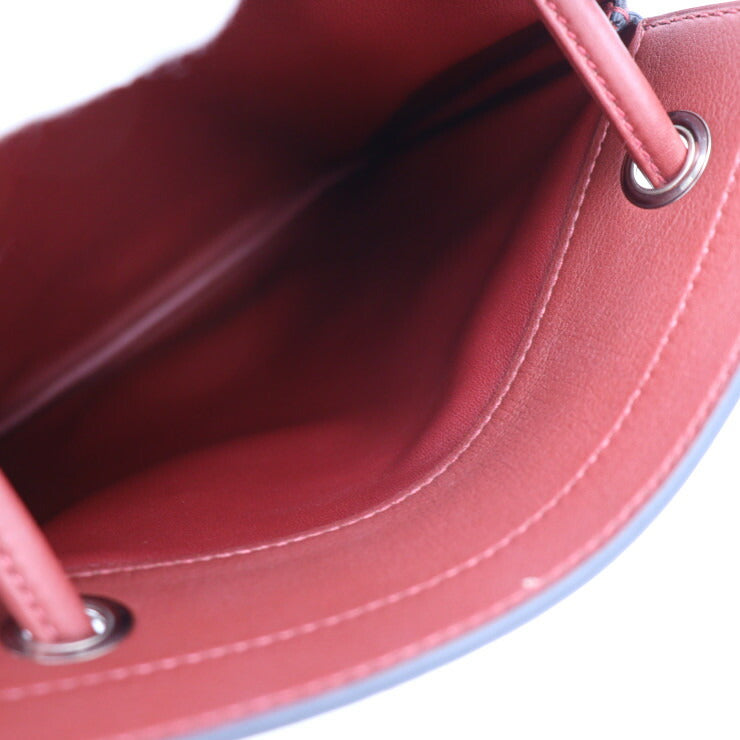 超美品 HERMES エルメス ALINE MINI アリーヌ ミニ ショルダーバッグ - ヴォースイフト ルージュアッシュ レッド系 シルバー金具 ポシェット C刻印