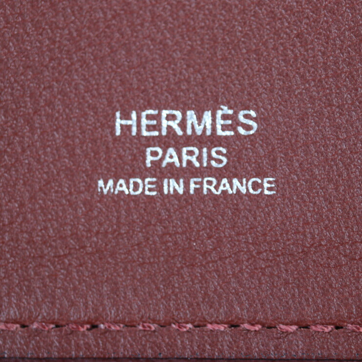 超美品 HERMES エルメス ALINE MINI アリーヌ ミニ ショルダーバッグ - ヴォースイフト ルージュアッシュ レッド系 シルバー金具 ポシェット C刻印