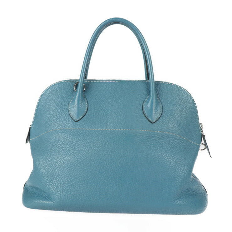 HERMES エルメス ボリード 35 ハンドバッグ - トリヨンクレマンス ブルージーン シルバー金具 2WAY ショルダーバッグ □I刻印