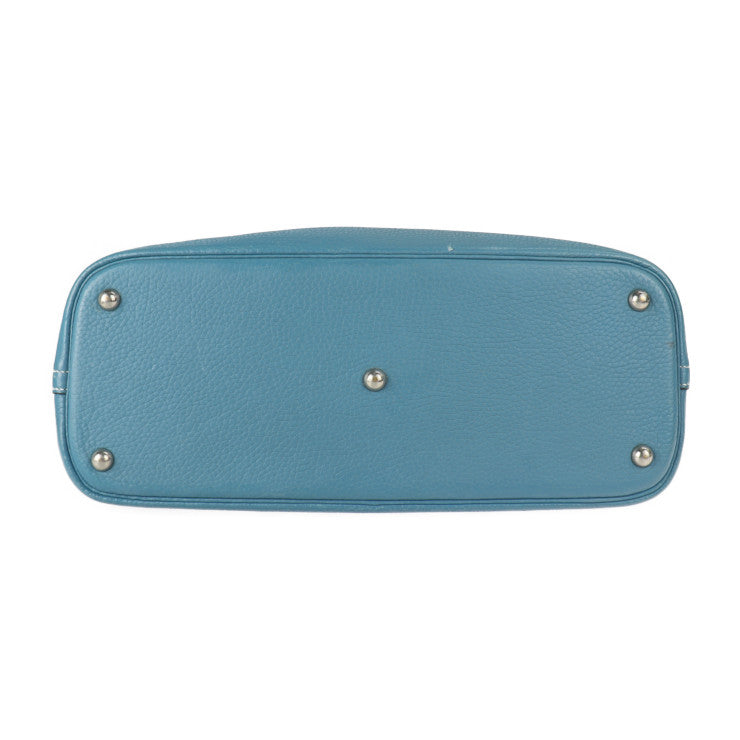 HERMES エルメス ボリード 35 ハンドバッグ - トリヨンクレマンス ブルージーン シルバー金具 2WAY ショルダーバッグ □I刻印