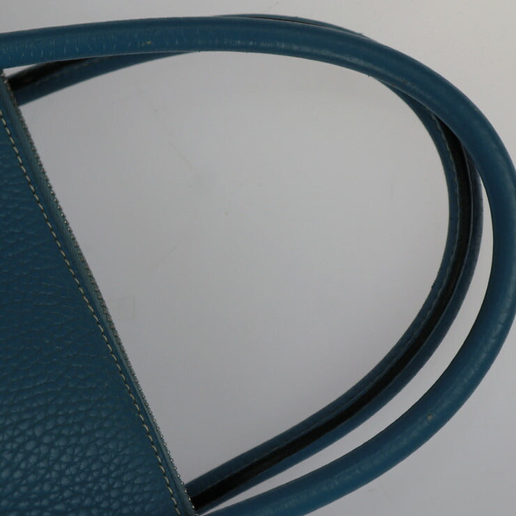 HERMES エルメス ボリード 35 ハンドバッグ - トリヨンクレマンス ブルージーン シルバー金具 2WAY ショルダーバッグ □I刻印