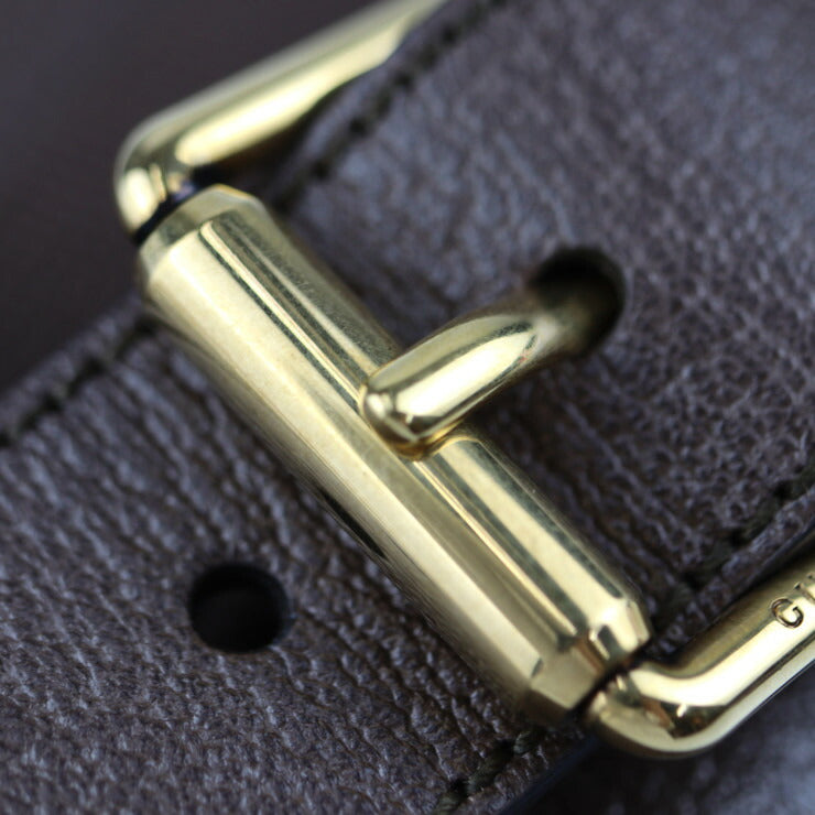 新古未使用展示品 GUCCI グッチ ベルトバッグ 100周年記念 ウエストバッグ 602695 カーフレザー ブラウン マルチカラー ゴールド金具 ロゴ ボディバッグ ウエストポーチ バムバッグ