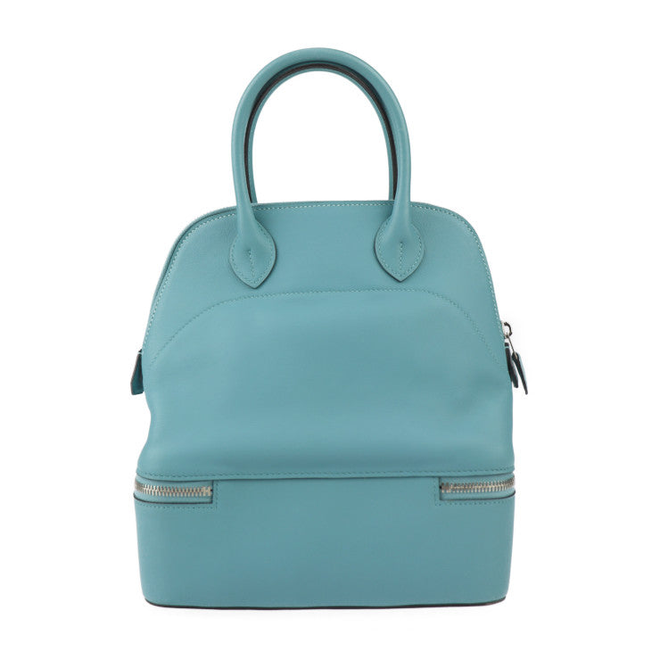 超美品 HERMES エルメス ボリード スクレ ハンドバッグ - ヴォースイフト ブルーアトール シルバー金具 T刻印