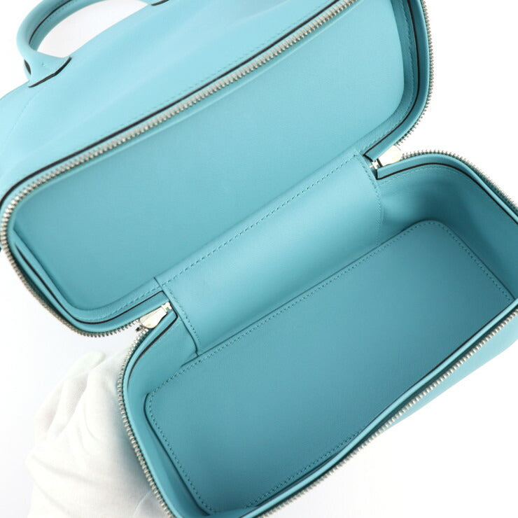 超美品 HERMES エルメス ボリード スクレ ハンドバッグ - ヴォースイフト ブルーアトール シルバー金具 T刻印