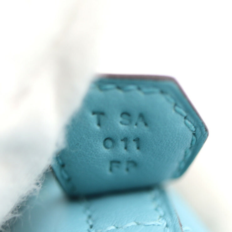 超美品 HERMES エルメス ボリード スクレ ハンドバッグ - ヴォースイフト ブルーアトール シルバー金具 T刻印