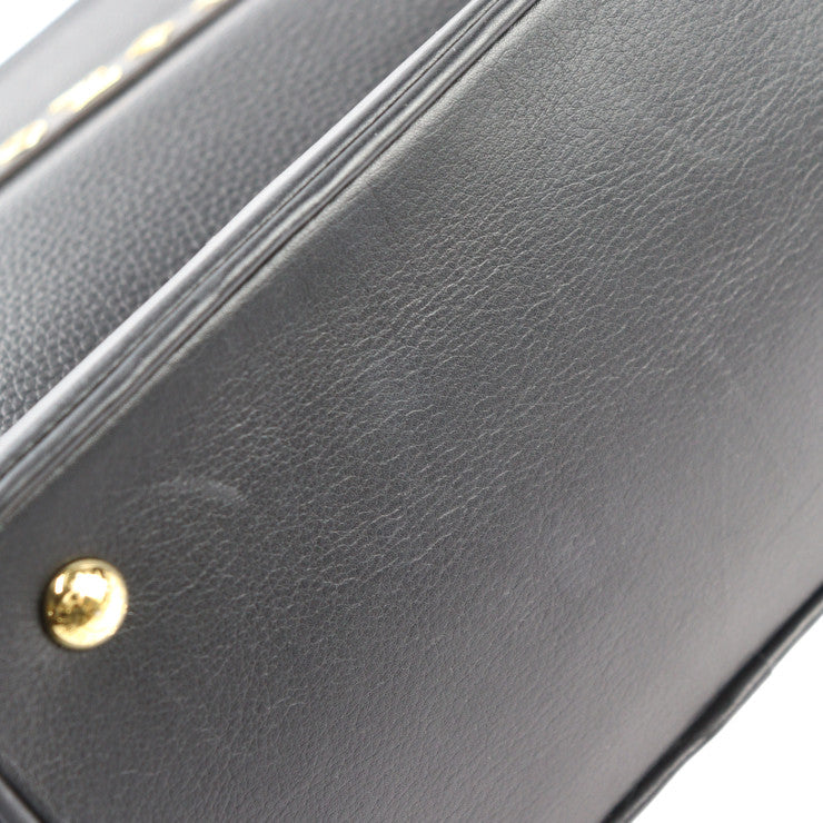 美品 LOUIS VUITTON ルイ ヴィトン クルーザー PM ハンドバッグ M57934 カーフレザー ブラック ゴールド金具 2WAY ショルダーバッグ