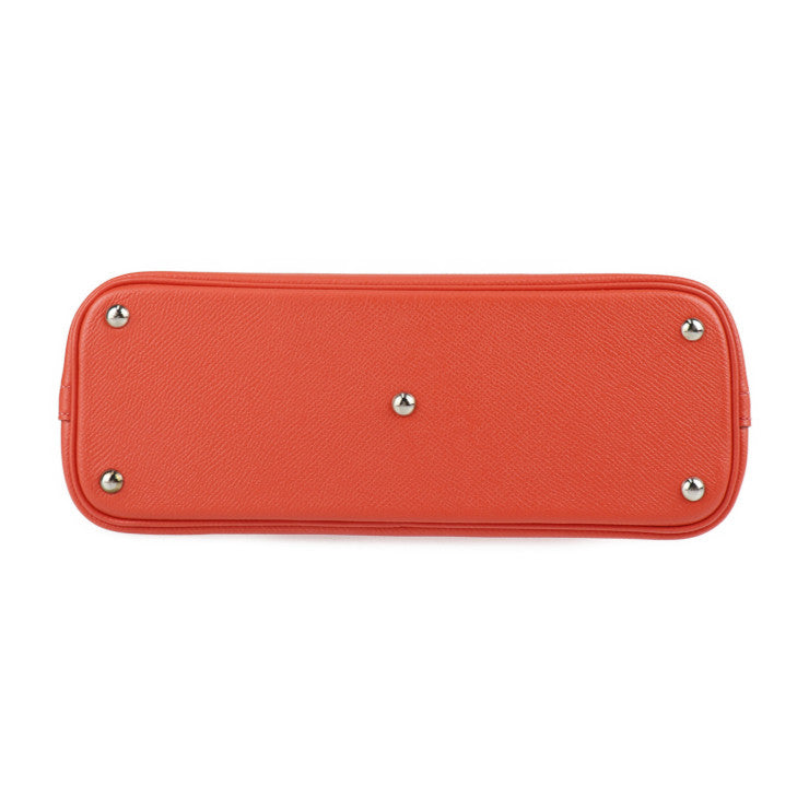 美品 HERMES エルメス ボリード 27 ハンドバッグ - ヴォーエプソン ローズジャイプール ピンクオレンジ系 シルバー金具 2WAY ショルダーバッグ X刻印