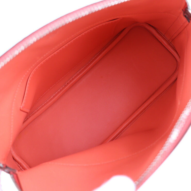 美品 HERMES エルメス ボリード 27 ハンドバッグ - ヴォーエプソン ローズジャイプール ピンクオレンジ系 シルバー金具 2WAY ショルダーバッグ X刻印