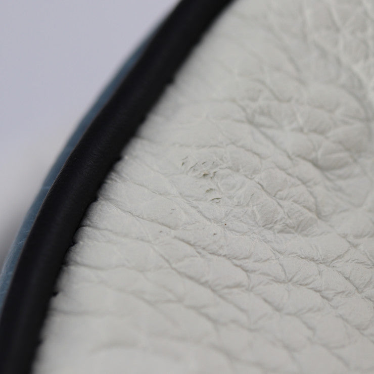 超美品 LOUIS VUITTON ルイ ヴィトン モノグラム ポロション ショルダーバッグ M59927 トリヨンレザー グレー×イエロー×ホワイト シルバー金具 コインケース付き デイブレイク ビトン