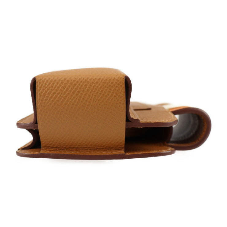 新品未使用展示品 HERMES エルメス ウェイ ショルダーバッグ - ヴォーエプソン ブラウン系 シルバー金具 スマホケース ポシェット U刻印