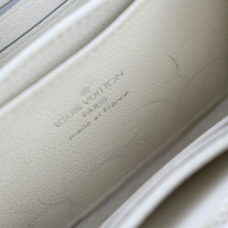 LOUIS VUITTON ルイ ヴィトン ジッピー コインパース モノグラム コインケース N97726 パイソン ラテ ホワイト系 シルバー金具 ラウンドジップ カードケース 小銭入れ エキゾチックレザー ビトン
