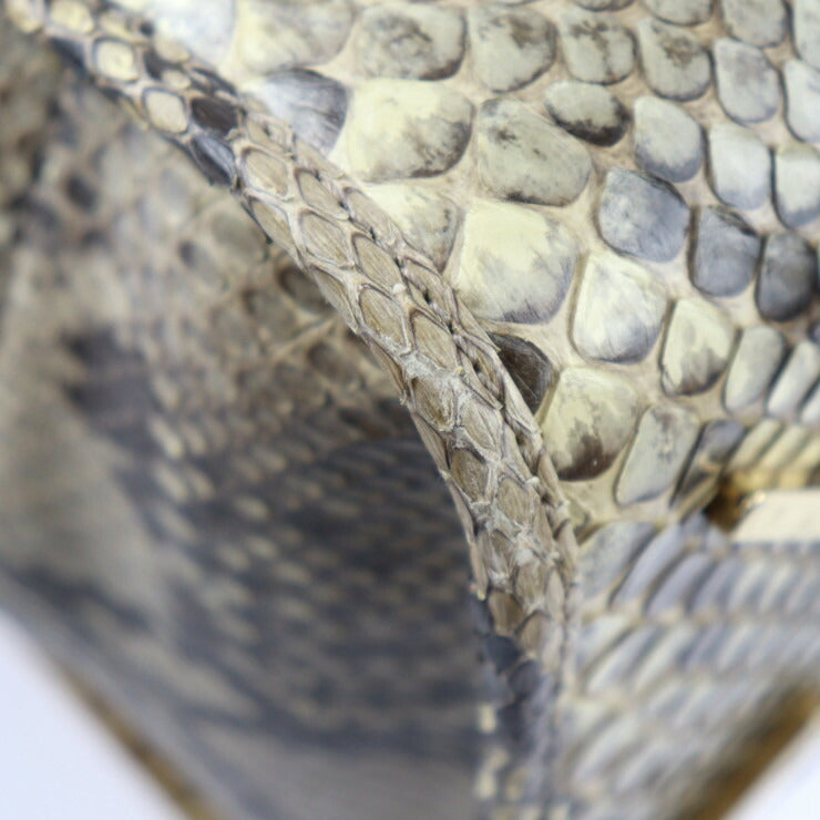 美品 LOEWE ロエベ アマソナ 28 ハンドバッグ - パイソン レザー ベージュ系 ゴールド金具 2WAY ショルダーバッグ ミニボストン エキゾチックレザー