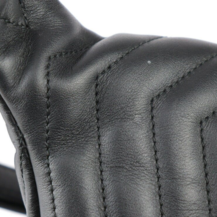 超美品 LOUIS VUITTON ルイ ヴィトン ニューウェーブ バムバッグ ウエストバッグ M53750 スムースカーフレザー ブラック ゴールド金具 ボディバッグ キルティング ビトン