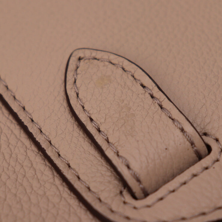 美品 LOUIS VUITTON ルイ ヴィトン ロックミー エヴァーMM ハンドバッグ M56094 グレインカーフレザー グレージュ ゴールド金具 2WAY ショルダーバッグ ターンロック ビトン