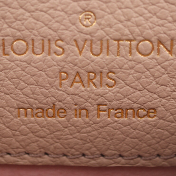 美品 LOUIS VUITTON ルイ ヴィトン ロックミー エヴァーMM ハンドバッグ M56094 グレインカーフレザー グレージュ ゴールド金具 2WAY ショルダーバッグ ターンロック ビトン