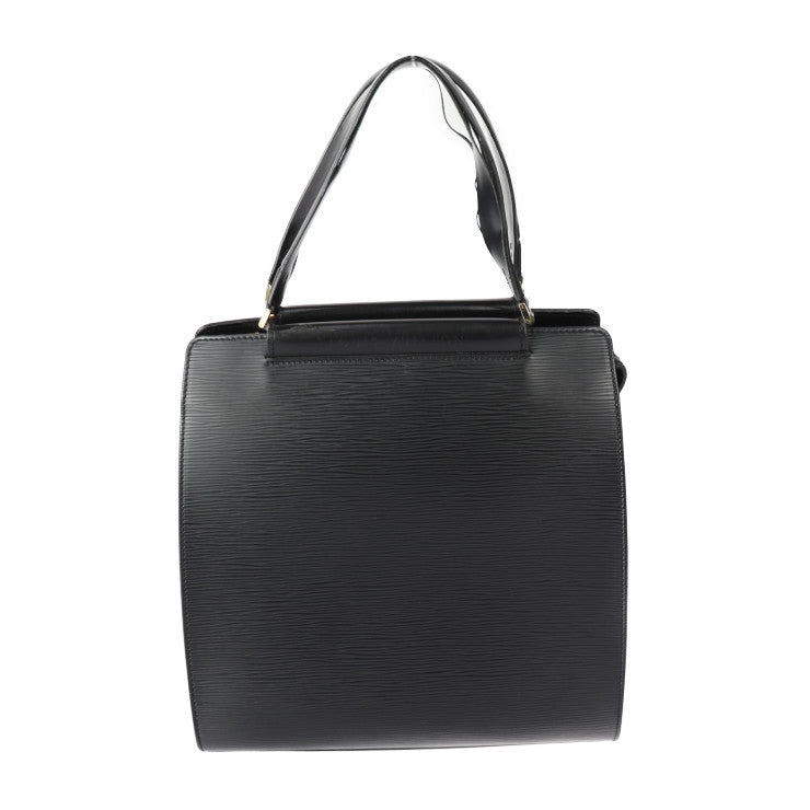 LOUIS VUITTON ルイ ヴィトン フィガリ MM エピ ハンドバッグ M52002 レザー ブラック ゴールド金具 ビトン