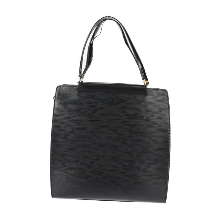 LOUIS VUITTON ルイ ヴィトン フィガリ MM エピ ハンドバッグ M52002 レザー ブラック ゴールド金具 ビトン