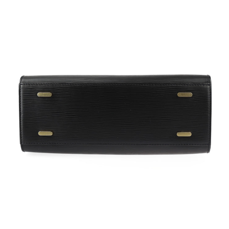 LOUIS VUITTON ルイ ヴィトン フィガリ MM エピ ハンドバッグ M52002 レザー ブラック ゴールド金具 ビトン