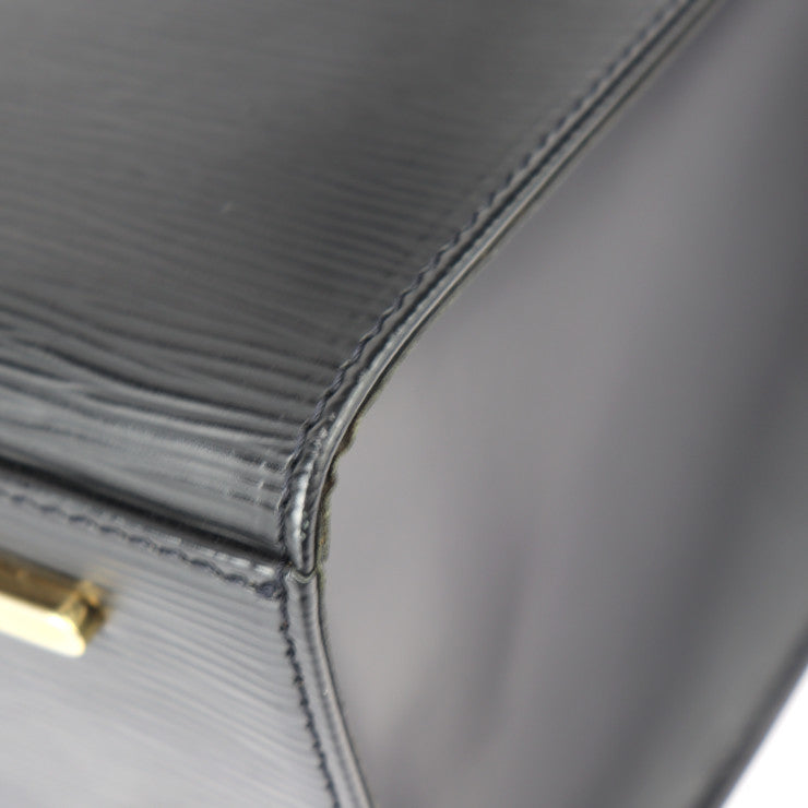 LOUIS VUITTON ルイ ヴィトン フィガリ MM エピ ハンドバッグ M52002 レザー ブラック ゴールド金具 ビトン