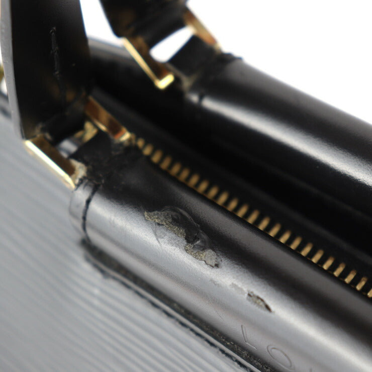 LOUIS VUITTON ルイ ヴィトン フィガリ MM エピ ハンドバッグ M52002 レザー ブラック ゴールド金具 ビトン