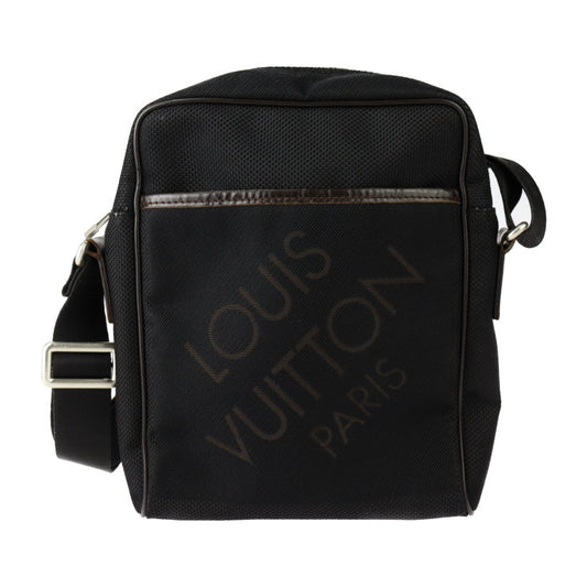 LOUIS VUITTON ルイ ヴィトン シタダンNM ショルダーバッグ M93223 ダミエジェアンキャンバス レザー ブラック ブラウン シルバー金具 メッセンジャーバッグ ビトン