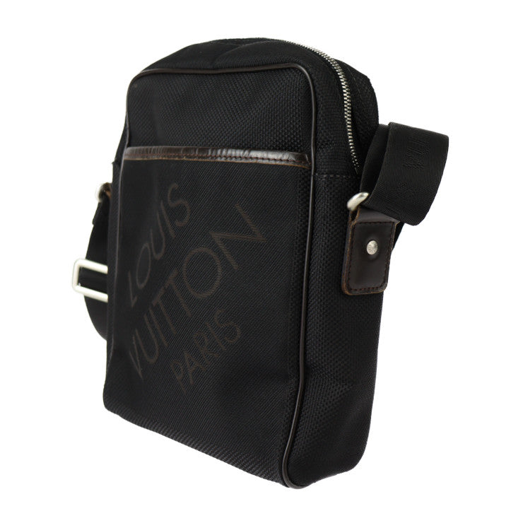 LOUIS VUITTON ルイ ヴィトン シタダンNM ショルダーバッグ M93223 ダミエジェアンキャンバス レザー ブラック ブラウン シルバー金具 メッセンジャーバッグ ビトン