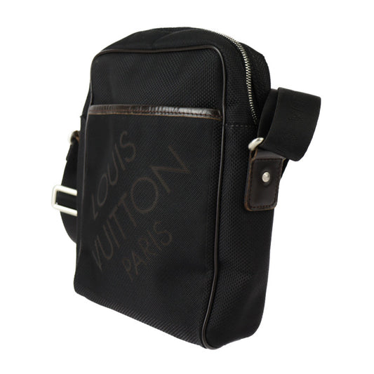 LOUIS VUITTON ルイ ヴィトン シタダンNM ショルダーバッグ M93223 ダミエジェアンキャンバス レザー ブラック ブラウン シルバー金具 メッセンジャーバッグ ビトン