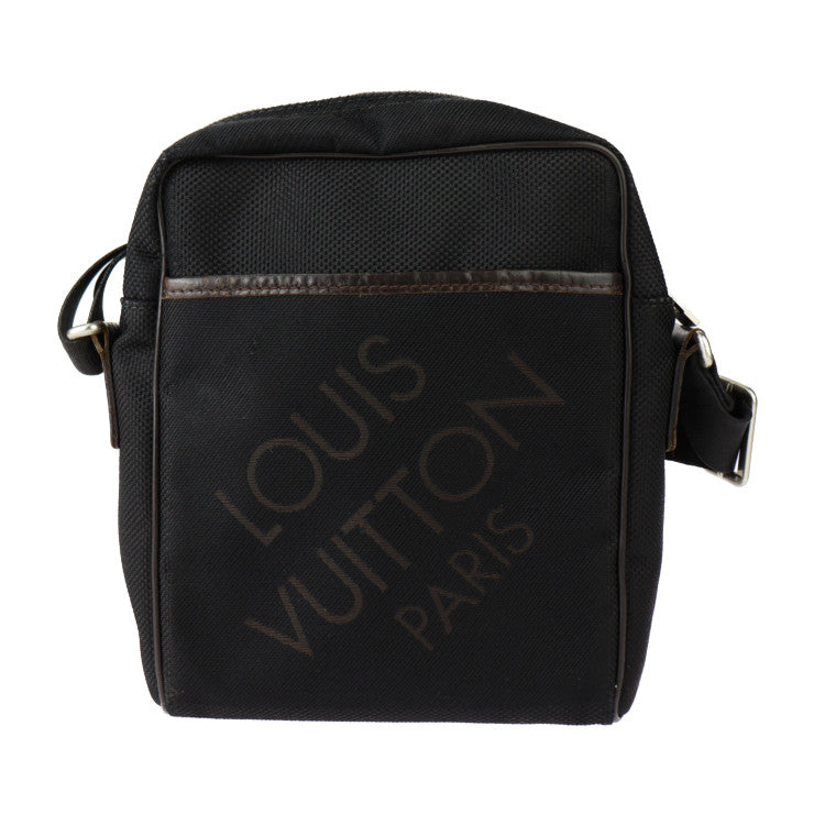 LOUIS VUITTON ルイ ヴィトン シタダンNM ショルダーバッグ M93223 ダミエジェアンキャンバス レザー ブラック ブラウン シルバー金具 メッセンジャーバッグ ビトン