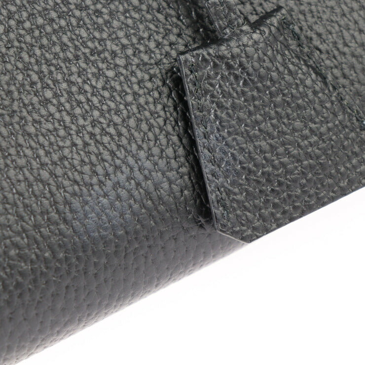 超美品 ADMJ エーディーエムジェイ トートバッグ ハンドバッグ - レザー ブラック ネイビー ゴールド金具 ターンロック ショルダーバッグ