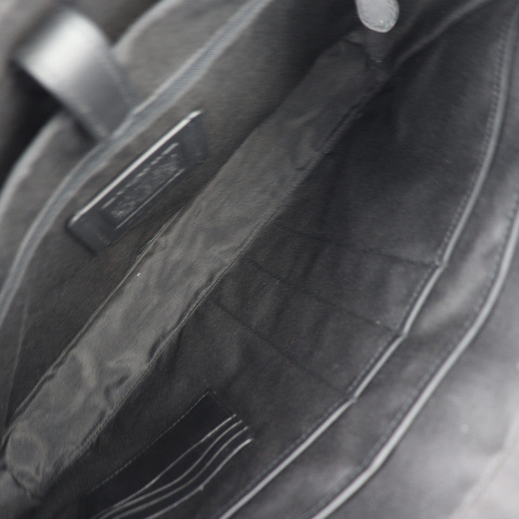 美品 COACH コーチ グラハム ストラクチャード ブリーフケース ビジネスバッグ C8173 クロスグレインレザー ブルー 2WAY ショルダーバッグ 書類鞄