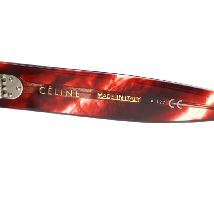 新古未使用展示品 CELINE セリーヌ サングラス サングラス CL40001F 表記サイズ 60□12 150 アセテート マーブルレッド系 べっ甲柄