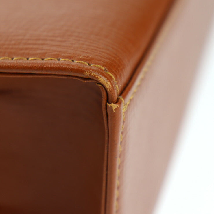 美品 DAKS ダックス ブリーフケース ACE エース コラボ ビジネスバッグ - レザー ブラウン ゴールド金具 ハンドバッグ 書類鞄