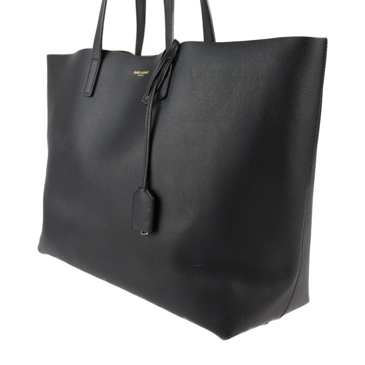 SAINT LAURENT PARIS サンローランパリ ショッピング トート トートバッグ 600281 レザー ブラック ゴールド金具 ショルダーバッグ