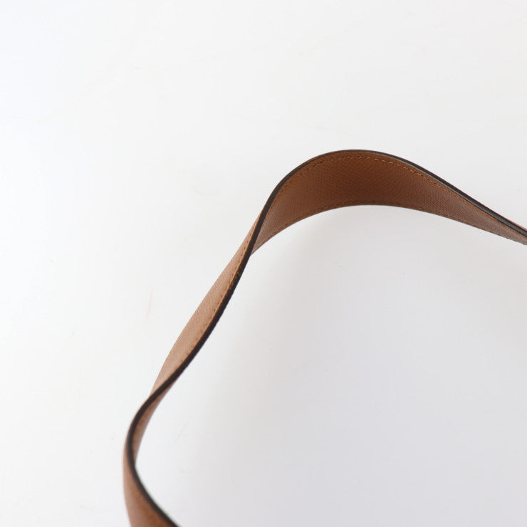 美品 BVLGARI ブルガリ ブルガリブルガリ ショルダーバッグ - レザー ブラウン ゴールド金具 ポシェット ターンロック