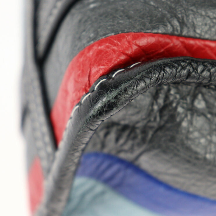 美品 BALENCIAGA バレンシアガ バザール ショッパー XS ハンドバッグ 513989 ラムレザー マルチカラー シルバー金具 2WAY ショルダーバッグ トートバッグ