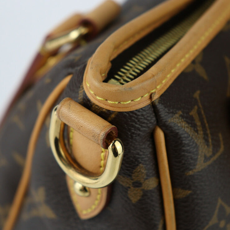 美品 LOUIS VUITTON ルイ ヴィトン エストレーラMM モノグラム トートバッグ M41232 PVC レザー ブラウン ゴールド金具 2WAY ショルダーバッグ ハンドバッグ ビトン