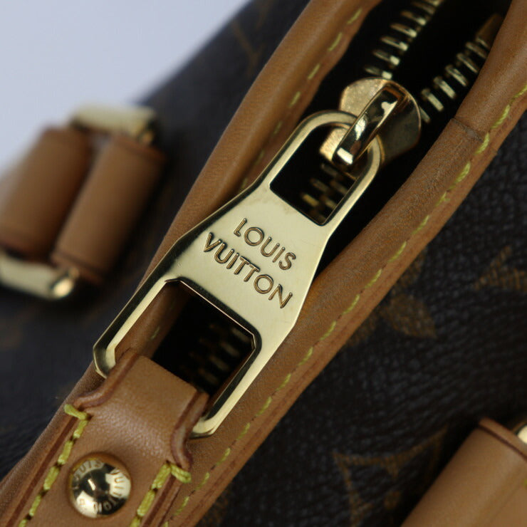 美品 LOUIS VUITTON ルイ ヴィトン エストレーラMM モノグラム トートバッグ M41232 PVC レザー ブラウン ゴールド金具 2WAY ショルダーバッグ ハンドバッグ ビトン