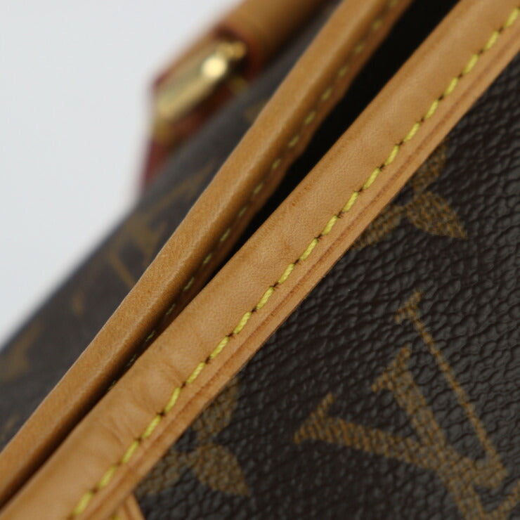 美品 LOUIS VUITTON ルイ ヴィトン エストレーラMM モノグラム トートバッグ M41232 PVC レザー ブラウン ゴールド金具 2WAY ショルダーバッグ ハンドバッグ ビトン