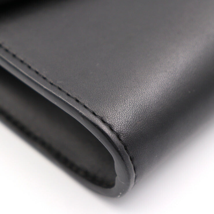 GUCCI グッチ ラジャ ブロードウェイ クラッチバッグ 576532 レザー ブラック ゴールド金具 セカンドバッグ タイガーヘッド