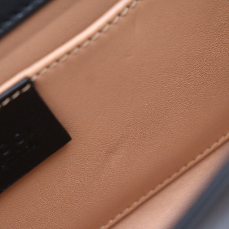 GUCCI グッチ ラジャ ブロードウェイ クラッチバッグ 576532 レザー ブラック ゴールド金具 セカンドバッグ タイガーヘッド