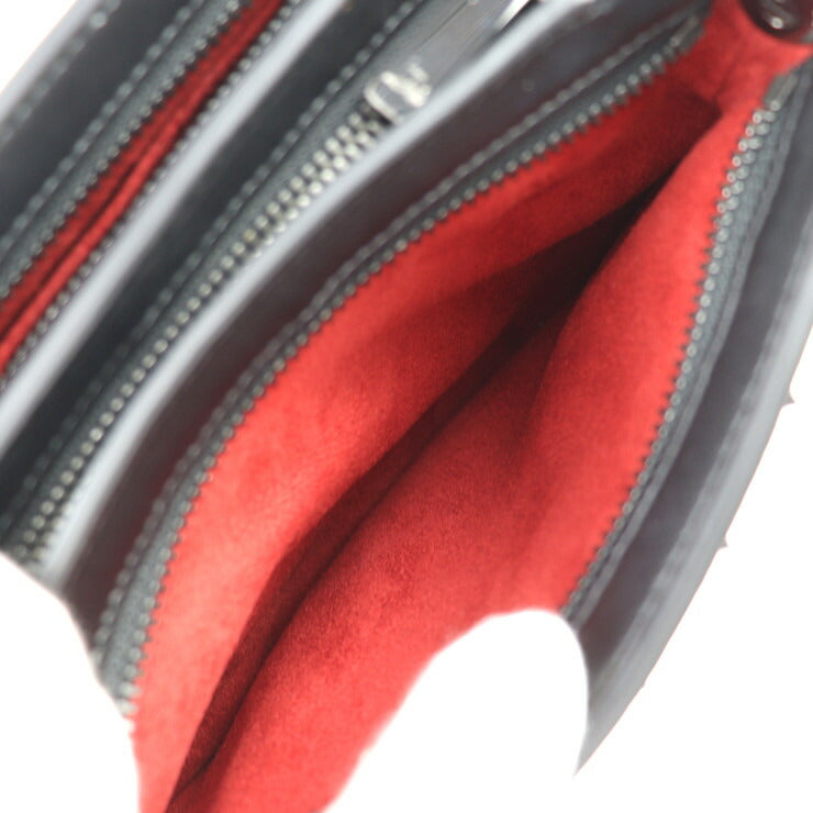 超美品 Christian Louboutin クリスチャンルブタン トリルビ スモール ショルダーバッグ 1165020 カーフレザー ブラック ガンメタリック金具 2WAY ハンドバッグ チェーン スパイクスタッズ