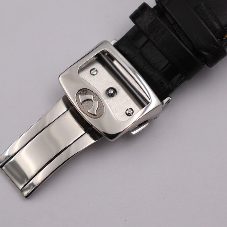 超美品 CITIZEN CAMPANOLA シチズン カンパノラ 千夜燈 ちよのとぼし メカニカル コレクション 腕時計 NZ0000-15F ステンレススチール クロコダイル シルバー ブラック 漆文字板 裏スケ 自動巻き